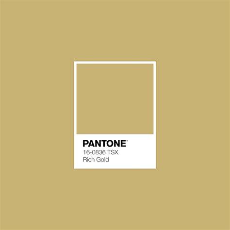 gold metallic Pantone